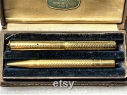 1920'S Conklin R.G. fountain pen and matching pencil with original box