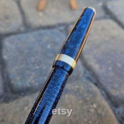 1941 Parker Vacumatic Oversize Blue Azure Fountain Pen Fountain Pens Sheaffer Pen Parker Pens Ink Wells Pelikan Fountain Pen