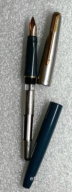 1950's Parker VP Blue pen pencil set in original case