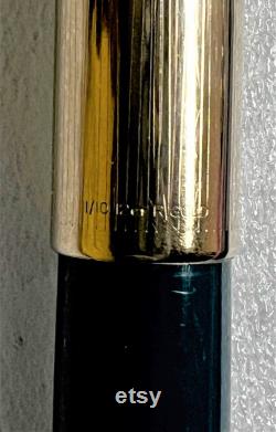 1950's RESTORED Teal Blue colored Parker 51 with 1 10 12k Gold arrow cap Fountain pen -'MADE in ENGLAND'