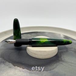 3D Printed Green Round Foutain Pen