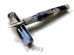 Abalone Sparkle Burton Model Custom Handmade Fountain Pen