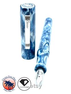 Agape Fountain Pen Midnight Skies DiamondCast by Divine Pens Plus