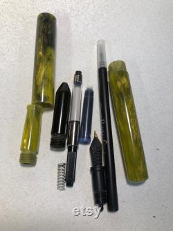 Alumilite Bespoke Custom Made Kitless Fountain Rollerball Pen Handmade Fountain Pens 6 Jowo Nib
