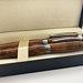 Amboyna Fountain Pen and Rollerball Pair