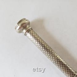 Antique silver mechanical Pen Pencil With Wax Seal Stamp