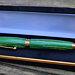 Apple Green Birch Solid Wood Omega Fountain Roller ball Hand Made Pen, Gift Box