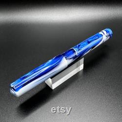Artisan Fountain Pen Blue Swirl Choice of JOWO 6 Nib