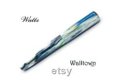 Atmospheric Watts Model 6 Jowo Nib Handmade Fountain Pen