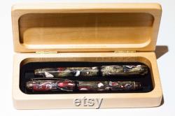 Beaufort Mistral Rollerball and Fountain Pen Set in Arizona Cardinals Colors