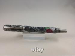 Beautiful Handmade Jr Gentleman's Fountain Pen in Antique Pewter
