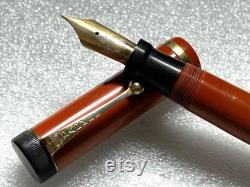 Beautifully Restored 1920 s Duofold Sr. Chinese Red (Permanite) fountain pen