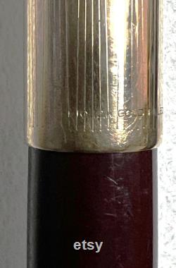 Beautifully Restored 1949 Parker 51 Cordovan Brown with G.F. cap fountain pen