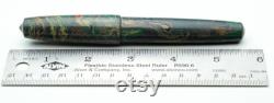 Bespoke, Kitless Green swirl Ebonite Fountain Pen