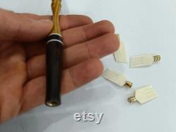 Blackwood and Pelesenk bone spherical celi Pen Set