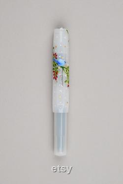 Bluebird Designed Hand-painted Kaweco Sport Fountain Pen M Nib