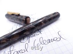 Brown Camouflage Marbled Conklin Fountain Pen restored