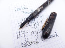 Brown Camouflage Marbled Conklin Fountain Pen restored