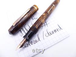Brown Wasp Fountaine Pen Semi flex nib restored