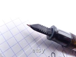 Brown Wasp Fountaine Pen Semi flex nib restored