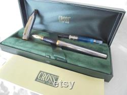 CROSS TOWNSEND MEDALIST fountain pen Chromed and Gold 23K Plated Original in gift box with garantee