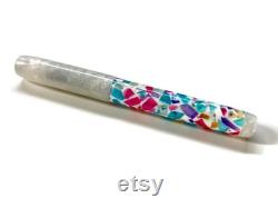 Candy Nougat II Pearl White Acadia Model Custom Handmade Fountain Pen