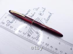 Carmine Red Sheaffer Craftsman Fountain Pen restored