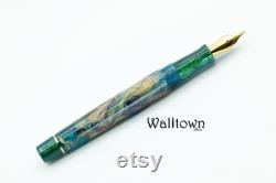 Carson XIII with Kraken Rises Color Shift Onslow Model 6 Jowo Handmade Fountain Pen