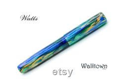 Cellophane Flower Watts Model 6 Jowo Nib Handmade Fountain Pen