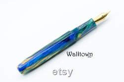 Cellophane Flower Watts Model 6 Jowo Nib Handmade Fountain Pen