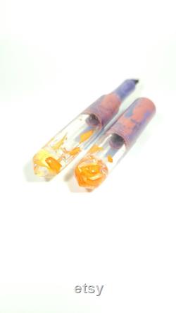 Chrysanthemum (Yellow and Orange) Henry Model Custom Fountain Pen