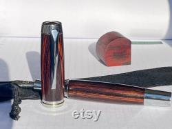 Classy Rosewood Fountain Pen With Display Case Custom Handmade Fountain Pen JoWo Nib Personalized Engravable Pen Fine Collectors Pen