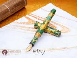 Cloud lacquer pen, Jowo nib, handmade by Vietnamese