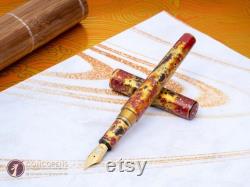 Cloud lacquer pen, Jowo nib, handmade by Vietnamese