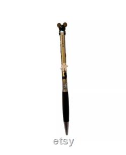 Colibri Mickey Mouse Fountain Pen Black Lacquer Gold Executive Collection Pen