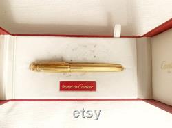 Collector s Piece Pasha de Cartier Fountain Pen Gold Trinity