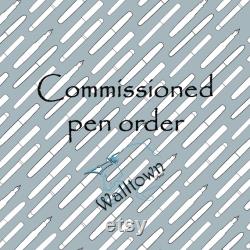 Commission-PM1, Trinity Model, Fountain Pen, Handmade, Jowo