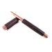 Copper fountain pen in Irish Bog Oak,