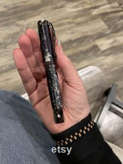 Custom Turned Fountain Pen (Resin or Wood)