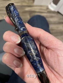 Custom Turned Fountain Pen (Resin or Wood)