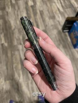 Custom Turned Fountain Pen (Resin or Wood)