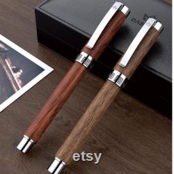 DARB Wood Inks Fountain Pens Natural Handmade Full Wooden Refinement Calligraphy Fashion Student Writing Gift Set