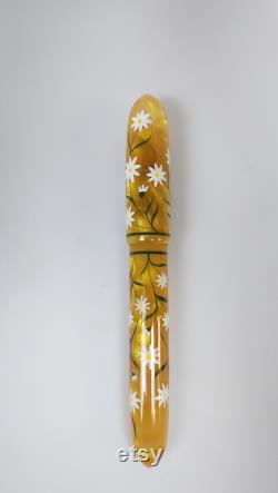 Daisy Handmade and Handpainted Fountain Pen.