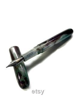 Dark Forest Bowman Model Custom Handmade Fountain Pen