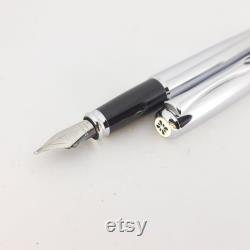 Diplomat Excellence A2 Fountain Pen Stainless Steel Medium Nib