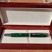 Elegant Jr. Triton Fountain Pen with Forest Green Paua Abalone