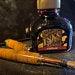 Elite 24k gold fountain pen, with Yellow Spalted Cherry wood