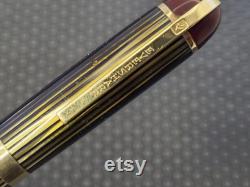 Eversharp Skyline Fountain Pen and Pencil Set withcase (brown w green-blue cap) 1940-48