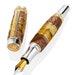 Exclusive fountain pen made of Karelian birch wood and natural Baltic amber Amber handmade Pen Luxury gift for him Businessman gift