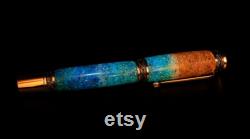 Finest Majestic Beach Ocean Pure Opal Pen, Beach Sand Premium hand-made , Rollerball, Water Shimmer, crystal after glow, Swarovski Elements